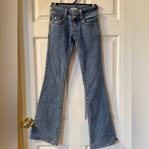 Y2K PacSun Stretch Low Rise Bootcut Jeans w/ Flap Pockets 22